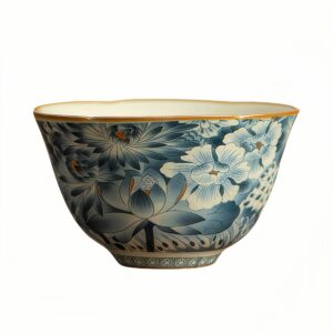Imitation Song Ru Kiln Golden Wanhua Tea Cup