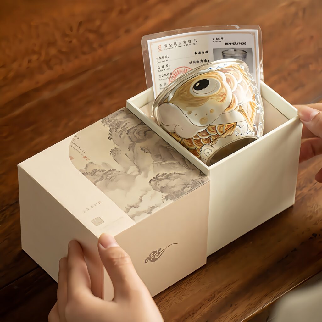 Tea cup: approximately 8cm wide and 5.8cm high, with a full capacity of approximately 170ml
Gift box: approximately 10cm in length, 10cm in width, and 10cm in height