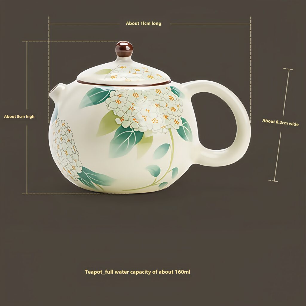 Imitation Song Ru kiln embroidered ball flower pufferfish pot 10 Product specifications: Length 11x Width 8.2x Height approximately 8cm, Full water capacity: 160ml