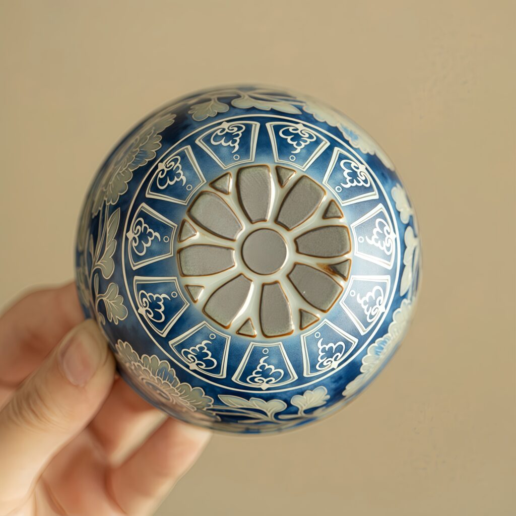 Imitation Song Ru Kiln Yuan Blue and White Vase Quick Traveler Tea Set