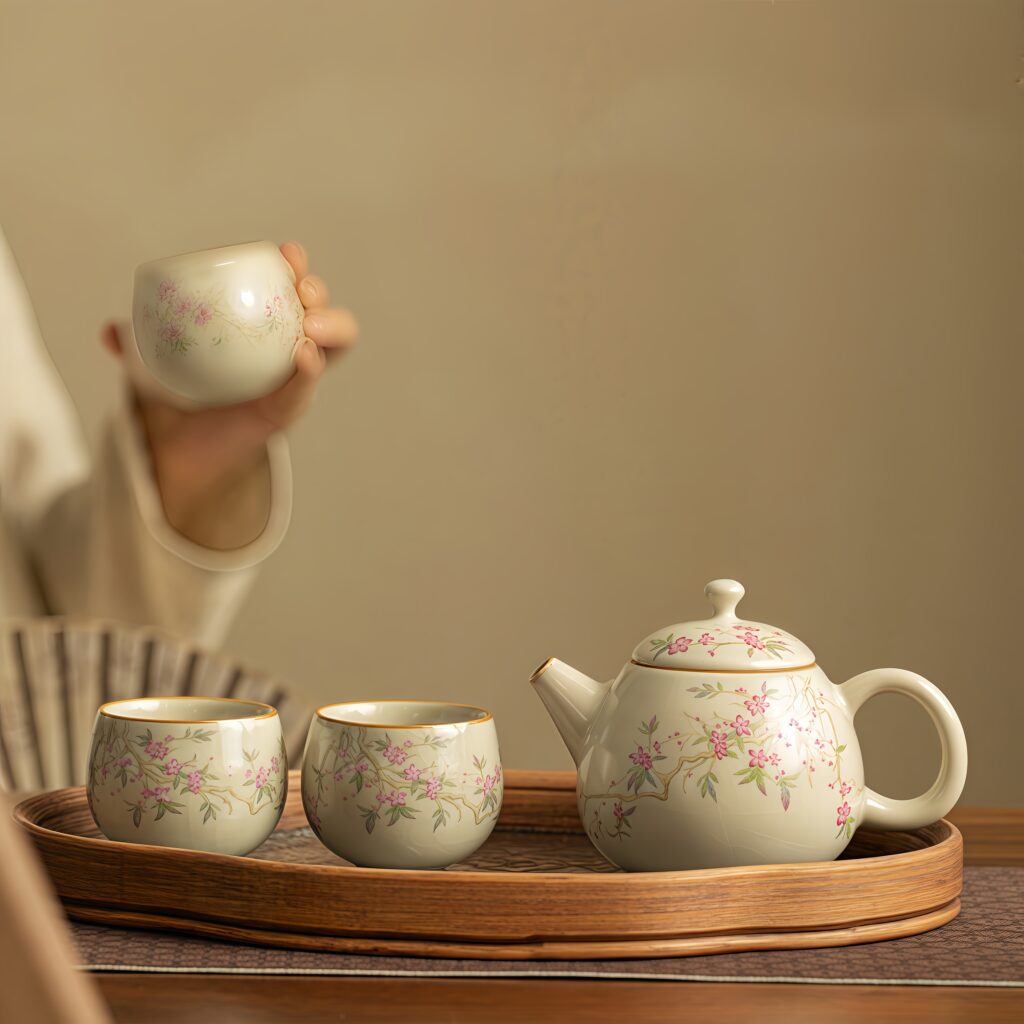 Ru Kiln Peach Blossom Master Cup Tea Set 7 O1CN01Zsui2J2Jaf3IeecRJ 2217662179438 0 cib