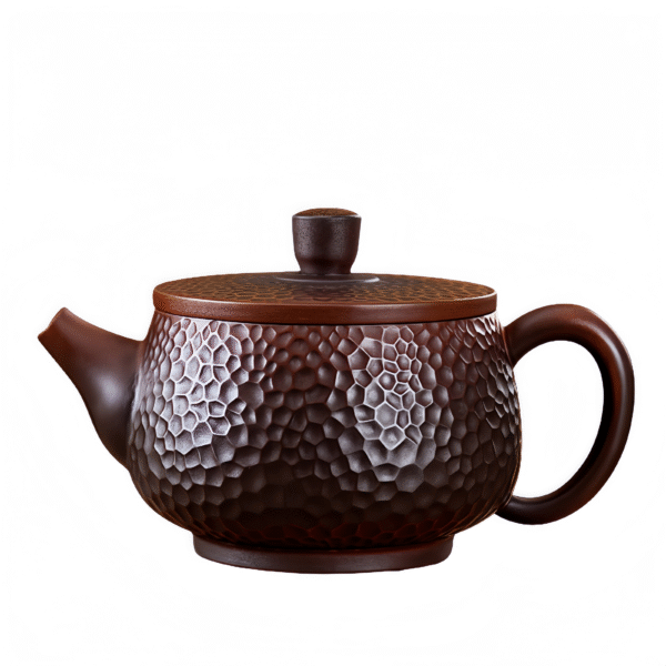 Purple Pottery Hammer Pattern Han Tile Teapot