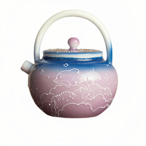 Dreamy Purple Dome Star Abyss Cloud Dolphin Yayoi Lifting Beam Teapot