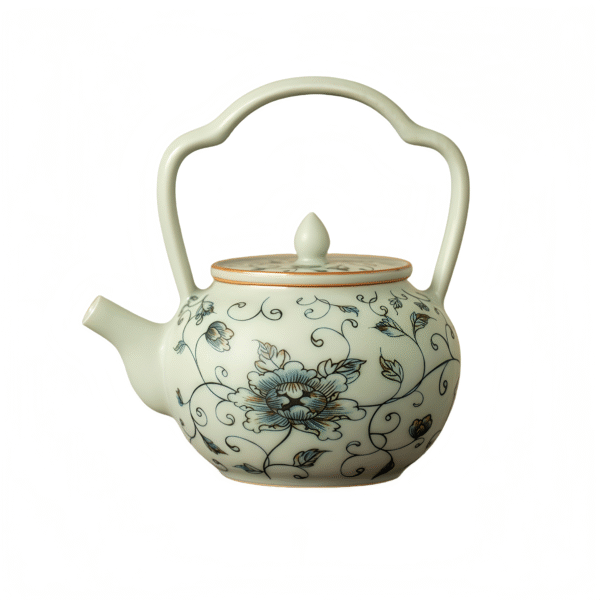 Imitation of Song Ru Kiln (Yueyin - Peony) Lifting Beam Pot