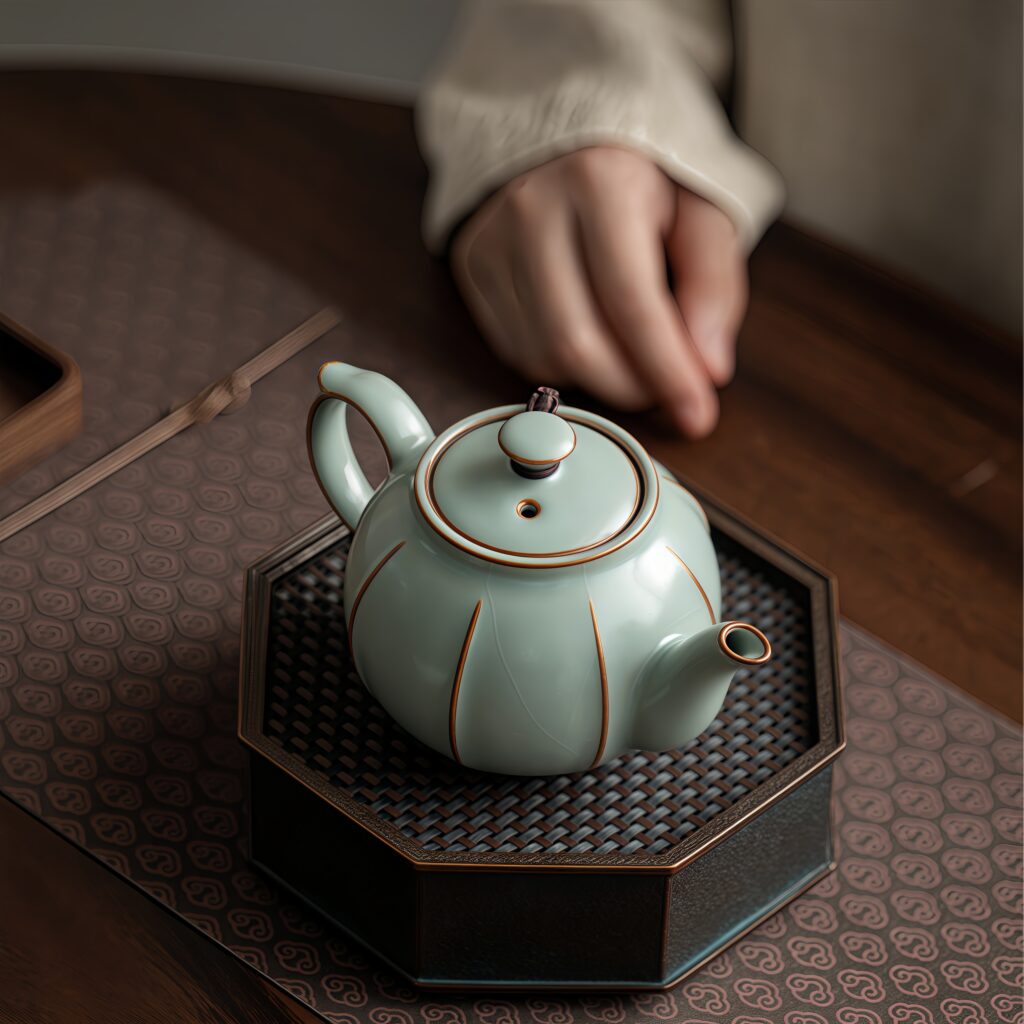 Imitation of Song Dynasty Ru Kiln Melon Edged Pot Tianqing 4 O1CN01bDVayy2Jaf1wRxQAm 2217662179438 0 cib