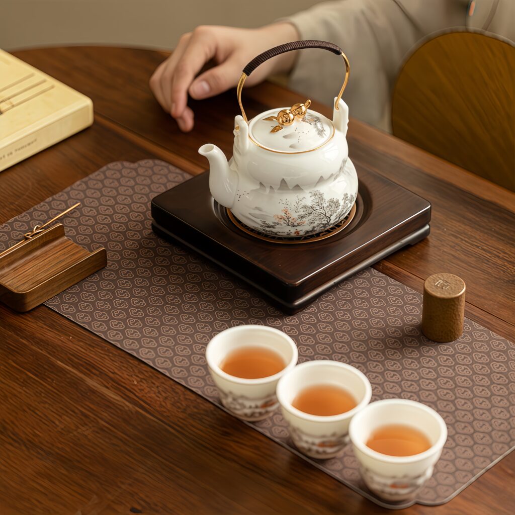 Sheep fat jade porcelain single pot teapot, tea pot, lifting beam pot