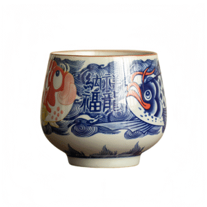 Antique Blue and White - Lucky Dragon Master Teacup