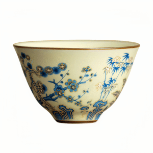 Imitation of Song Ru Kiln, Three Friends' Tea Cup in Winter