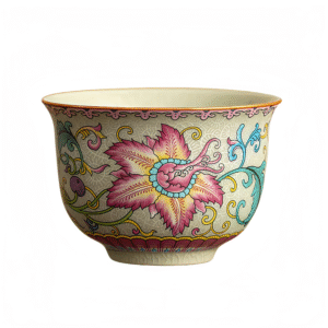 Old clay Lingxiao flower tea cup