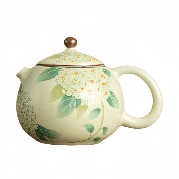 O1CN01wbMuEZ2Jaf59T8QZH_!!2217662179438-0-cib Imitation Song Ru kiln embroidered ball flower pufferfish pot