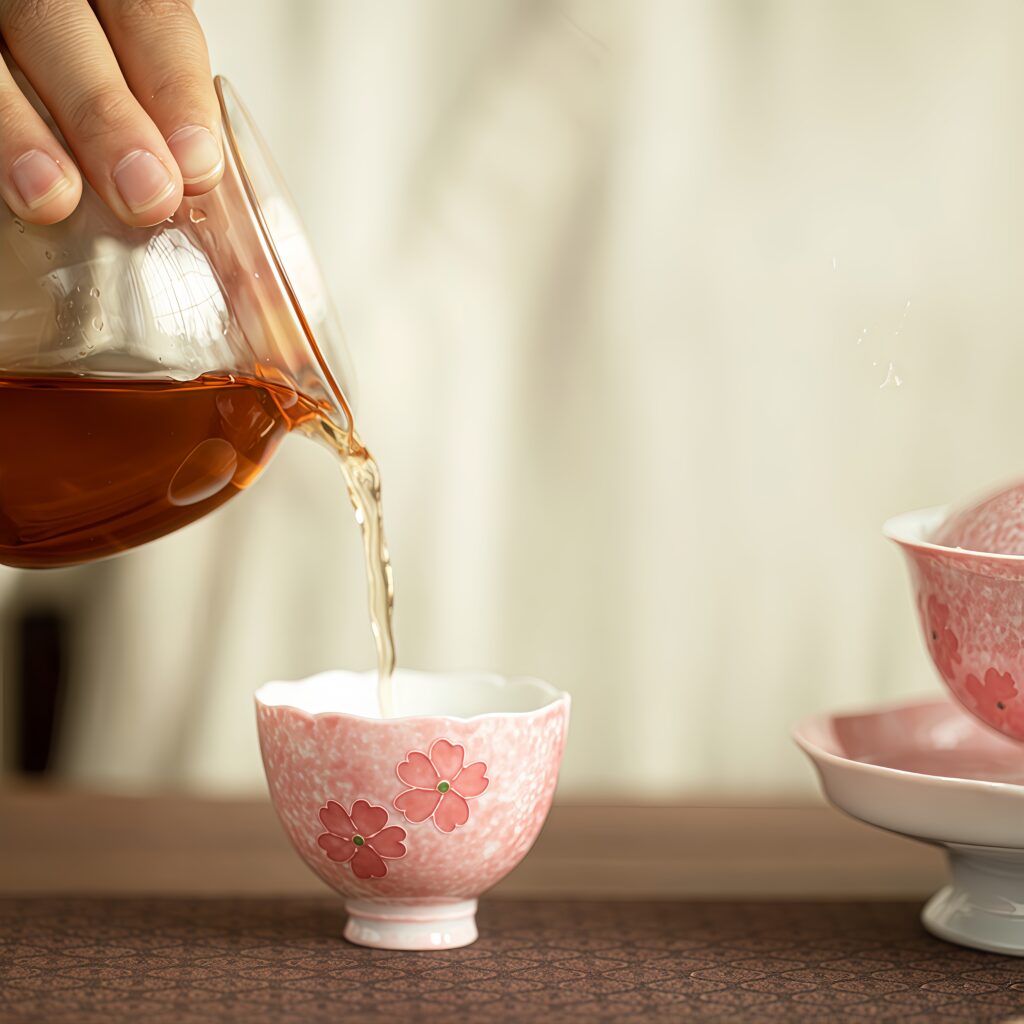 Hand drawn - Drunken Flower Room - Small Customer Cup