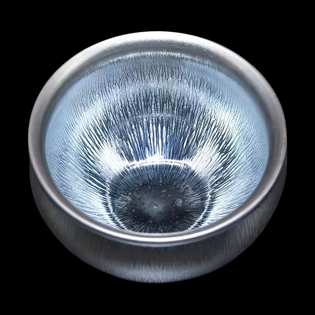 Silver Blue General Cup: Width 8.7cm, Height 5.5cm, Capacity 160ml