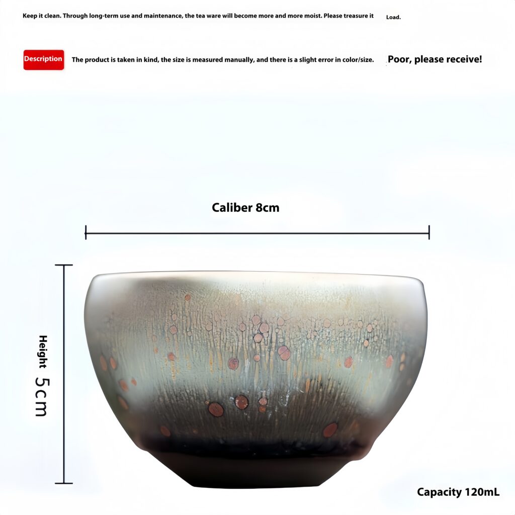 Jianzhan kiln transformed stargazing tea cup, iron tire tea bowl 6 O1CN01FcoAIZ2EQWDA6yuUa 2217633868739 0 cib
