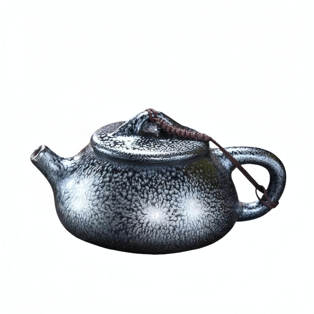 Vintage Hundred Flowers Broken Water Pot Jianyang Jianzhan Teapot Tea Set Pure Handmade Household Ceramic Teapot Bubble Teapot Iron Tire Large