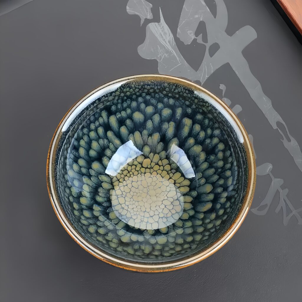 Green Partridge Building Cup Master's Cup High end Personal Tea Set Kiln Transformation Ceramic Tea Cup Bundle Mouth High end Tea Cup