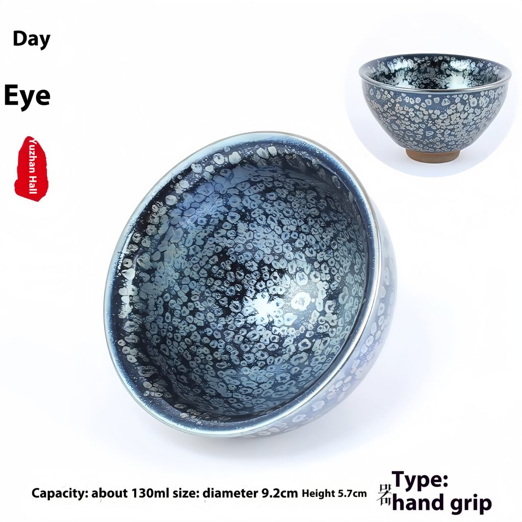 Jianyang Jianzhan Tea Cup Master Cup Purple Gold Oil Drop Iron Tire Raw Mineral Single Cup Tea Set Pure Handmade Tea Tasting Cup