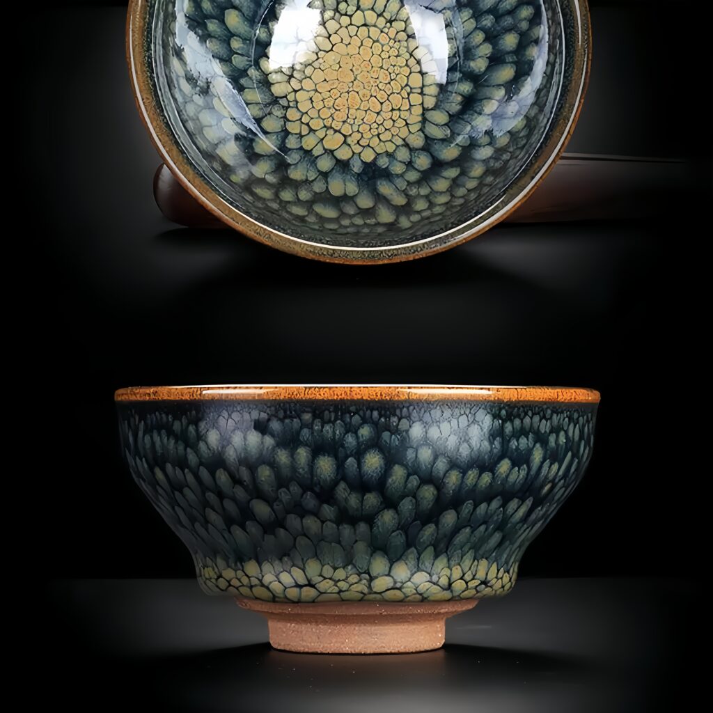 Green Partridge Building Cup Master's Cup High end Personal Tea Set Kiln Transformation Ceramic Tea Cup Bundle Mouth High end Tea Cup