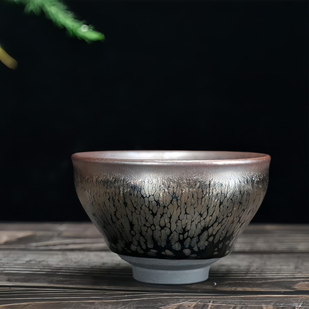 Oil Drop Bundle Mouth Cup Silver Oil Drop Building Cup Tea Cup Building Cup Kung Fu Tea Set